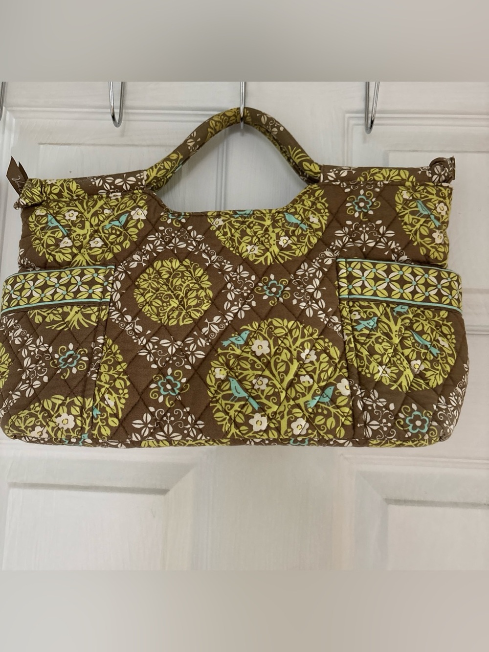 Vera Bradley Handbag Satchel Purse Gabby “Sittin In A Tree” Retired Pattern
